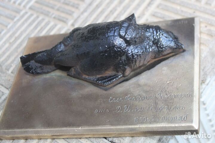 Старинная стауэтка Чижик 1890 г