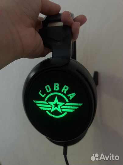 Игровые наушники Oklick cobra