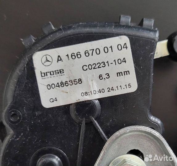 Электропривод форточки задней Mercedes-Benz X166
