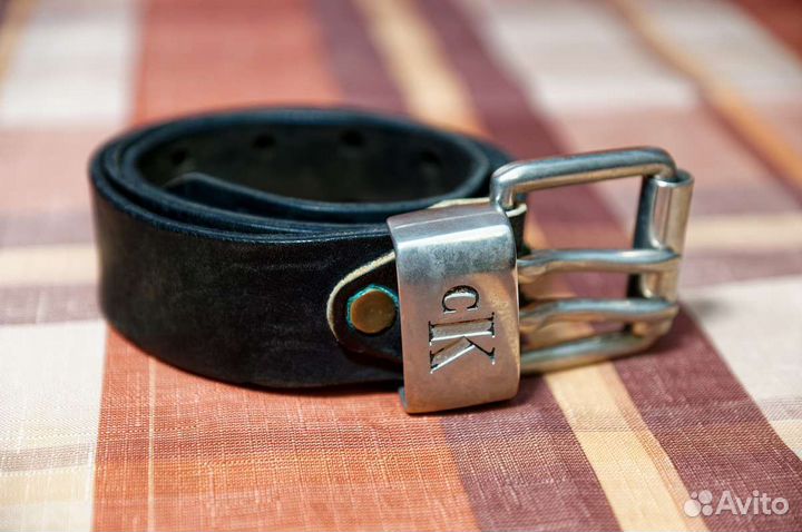 Ремень Calvin Klein кожа оригинал 1996г 97см
