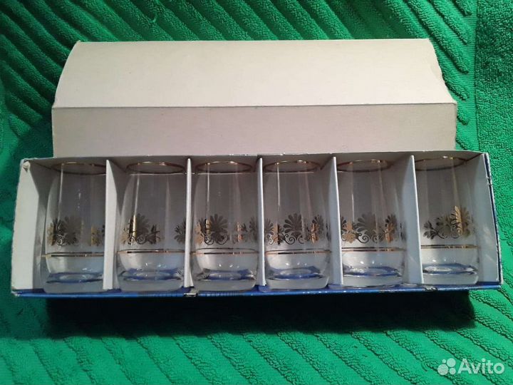 Набор рюмок Bohemia 6 шт.Стекло.Времена СССР
