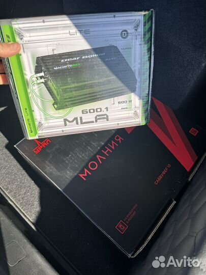 Сабвуфер и усилитель