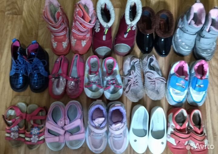 Обувь для девочки для разного возраста