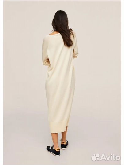 Трикотажное платье mango Манго Xl