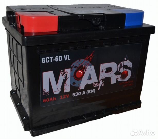 Акб 60 mars прямая полярность