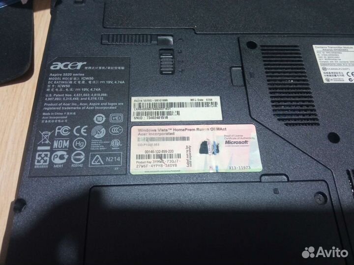 Acer aspire 5520g