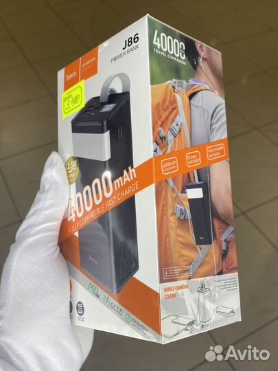Внешний аккумулятор 40000 mah hoco J86