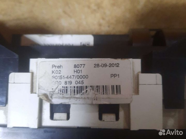 Блок управления климатом volkswagen polo