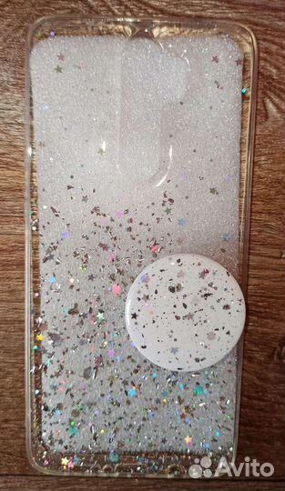 Чехол Xiaomi redmi note 8 Pro+попсокет, новый