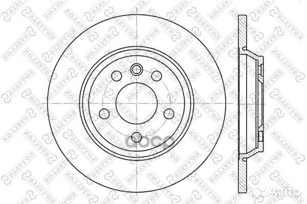 6020-2552-SX диск тормозной задний Ford Galaxy