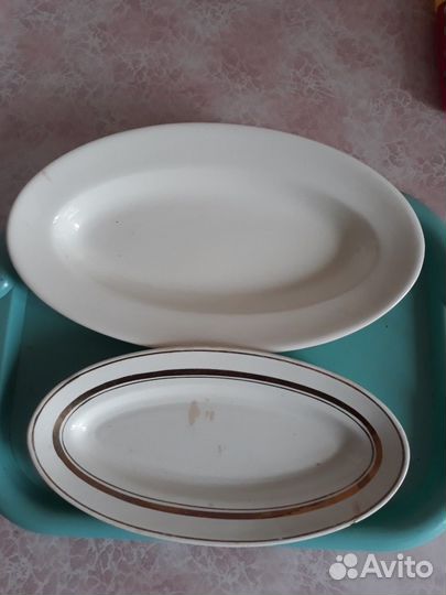 Тарелки глубокие и плоские