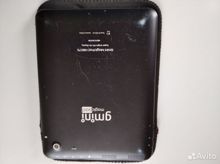 Планшет на запчасти с чехлом