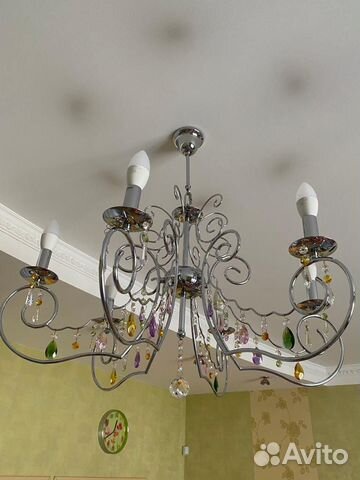 Подвесная люстра Citilux Фиона CL307161 хром