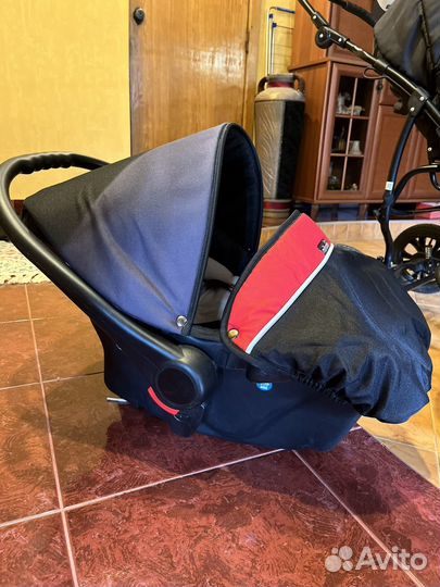 Коляска для двойни 3 в 1