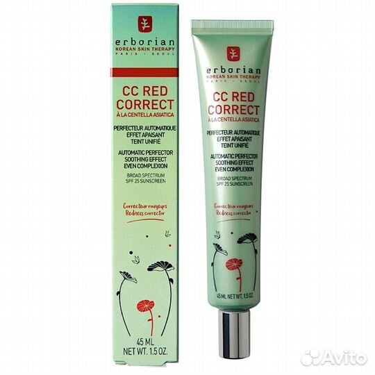 Erborian cc red correct 45 мл