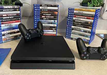 Sony PS4 Slim + 2Геймпада + 700Игр Delux Гарантия