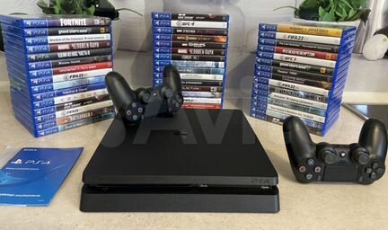 Sony PS4 Slim + 2Геймпада + 700Игр Delux Гарантия