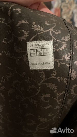 Сапоги u.s. polo assn