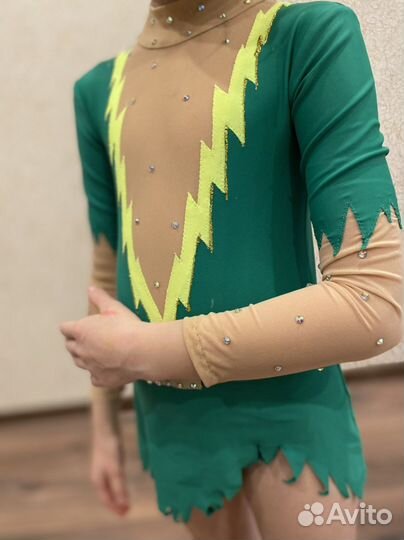 Купальник гимнастический для выступлений 110-116