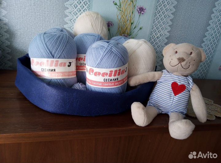 Пряжа овечья шерсть