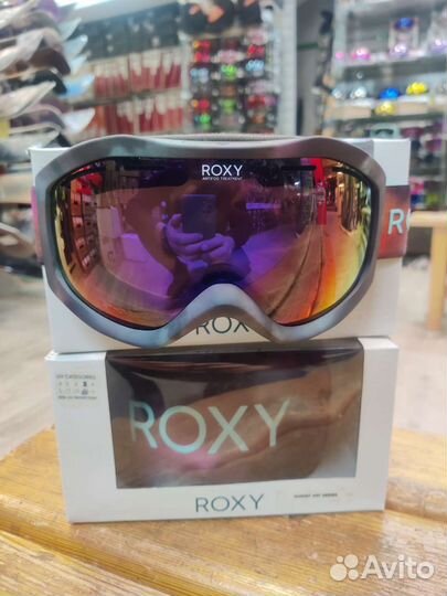 Горнолыжная маска Roxy Sunset Art series black