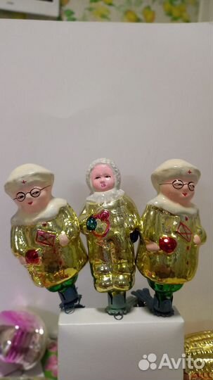 Елочные игрушки ретро винтаж СССР