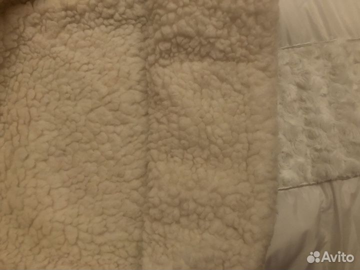 Зимний конверт в коляску на овчине