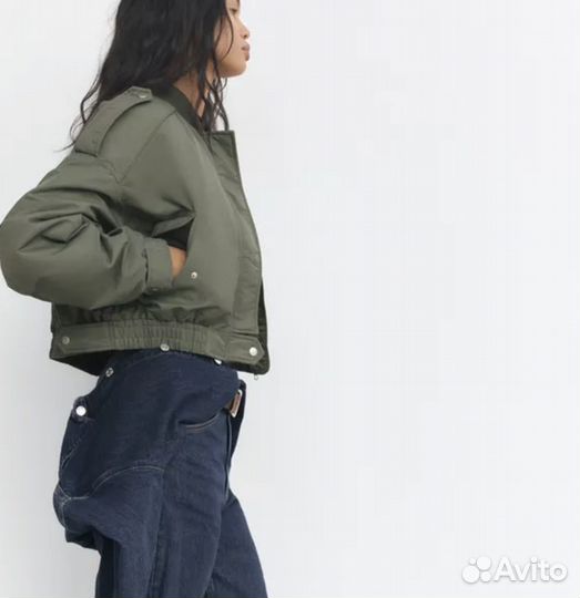 Бомбер женский zara