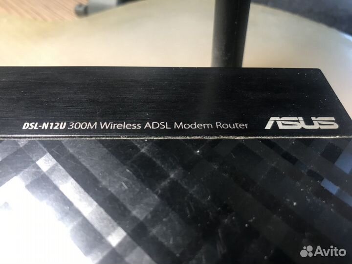 Wi-Fi модем роутер asus DSL-N12U 300M