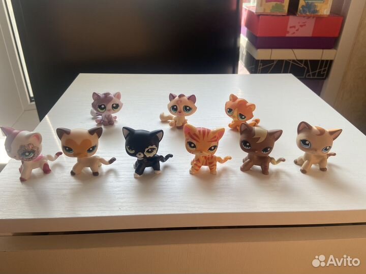 Littlest Pet Shop стоячка кошки тебби