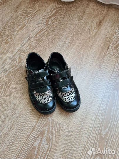 Кроссовки кожаные для девочки minimen 36 размер