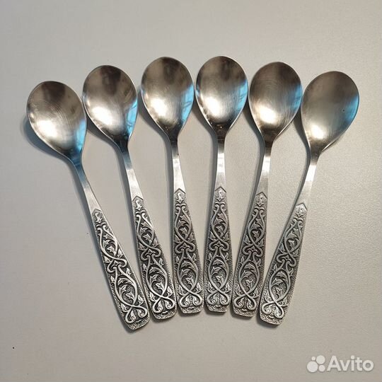 Десертные ложки мнц Режевский механический завод