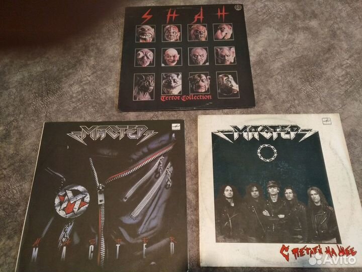 Виниловые пластинки Iron Maiden и др