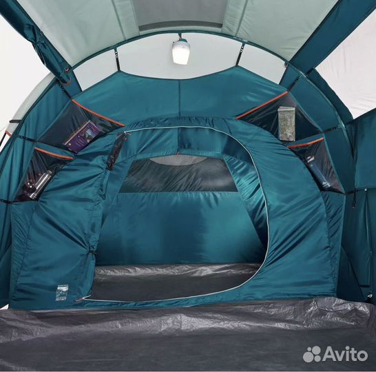 Палатка новая 4местная 2комнатная quechua