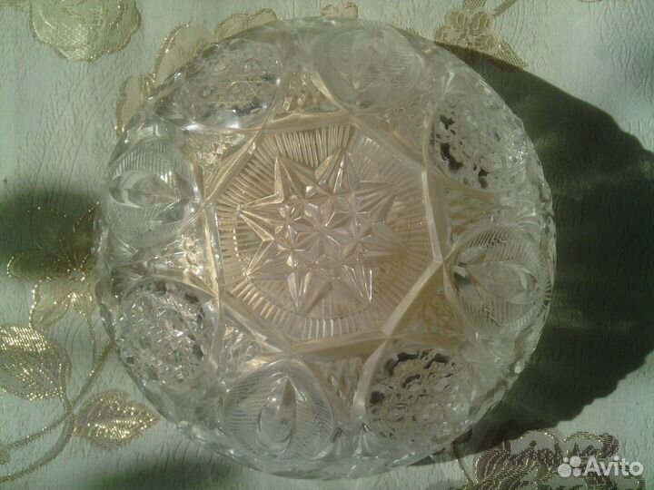 Вазочка, ваза, салатник. Хрусталь. Югославия