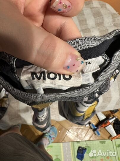 Molo шапка футболка плед. Набор