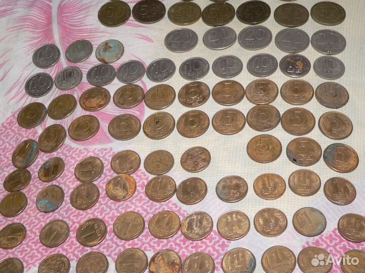 Монеты Россия 91-92гг жетоны Метро коллекция 121шт