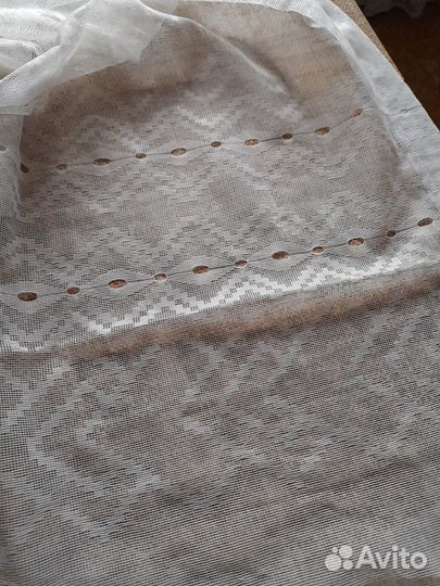 Тюль - 7 шт., накидки на подушки - 2 шт. СССР