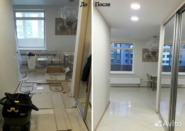 Клининг. Уборка квартир. Мытьё окон. Послестрой