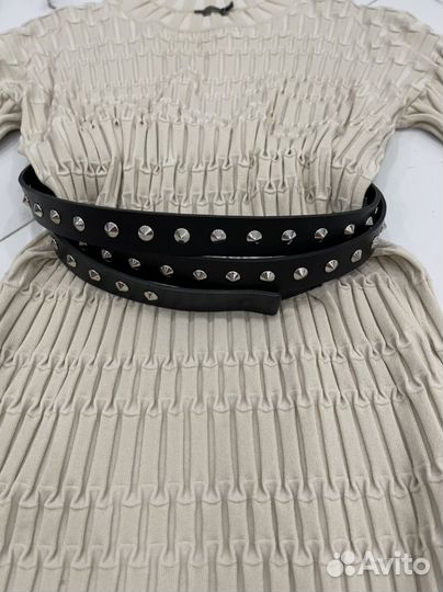 Пояс кожаный Nude