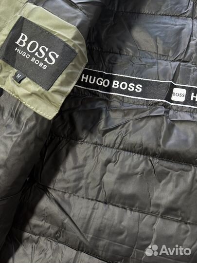 Куртка Hugo Boss мужская зелёная