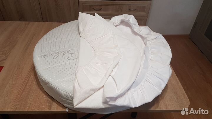 Простыни на детский круглый матрас