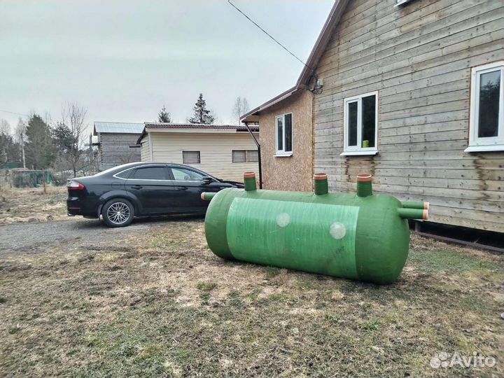 Септик канализация самоточный