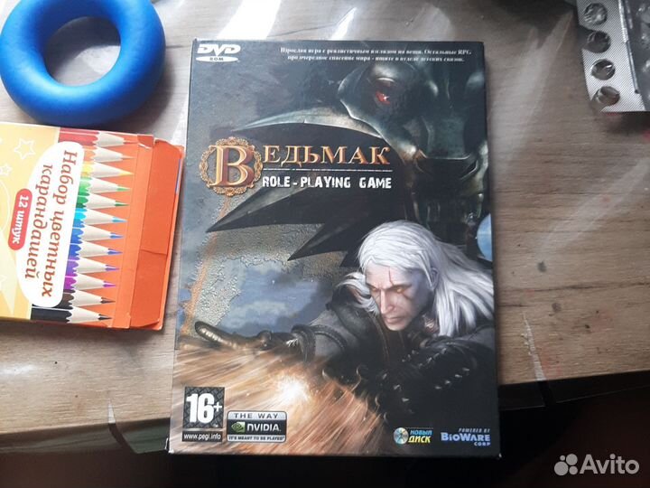 Диски первых 2 частей ведьмака