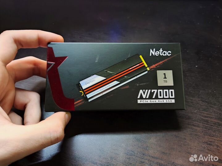 Не распечатанный SSD M2 NVMe Netac nv7000 1tb