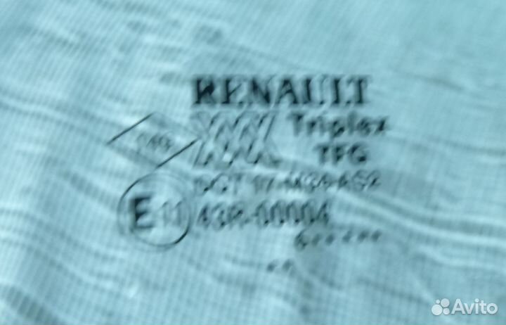 Рено Сценик 1 дорест стекло передней правой двери