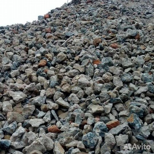 Щебень вторичный дробленый бетон