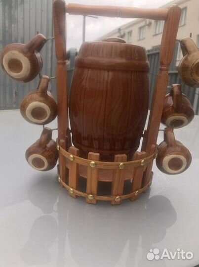 Керамический бочонок сувенирный