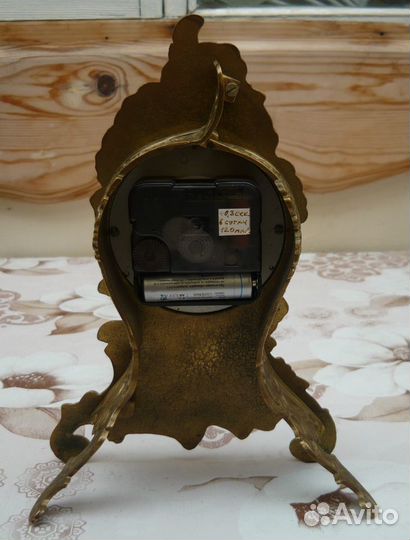 Каминные часы,латунный корпус