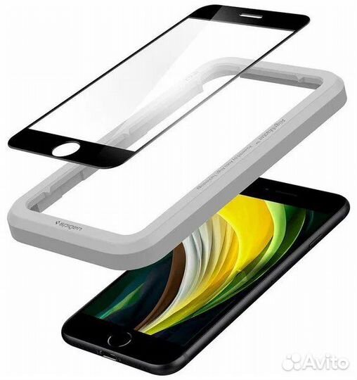 Чехол и стекло Spigen для iPhone 7/8/se2020/se2022